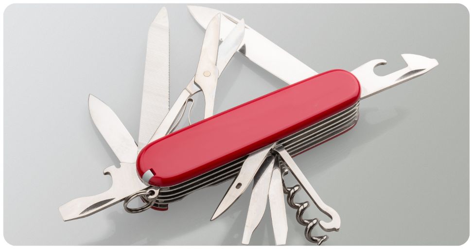 couteau suisse reconstructible